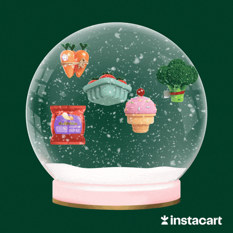 Hungry Snow Day GIF by Instacart