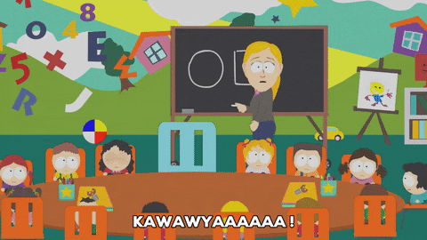 classroom wow GIF by South Park 