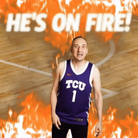 He's On Fire