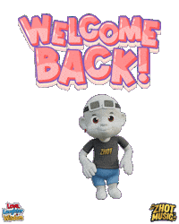 Welcome Back Hello Sticker by Zhot Music