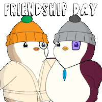 Best Friends Sticker by Pudgy Penguins