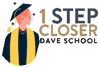 daveschool graduation class2023 dave grad dave graduation Sticker