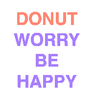 Donut Worry Sticker by BAMBAM comunicación