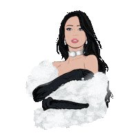 NicolRaidman fashion women couture fancy Sticker