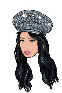 Singer Crown Sticker by Nicol Raidman