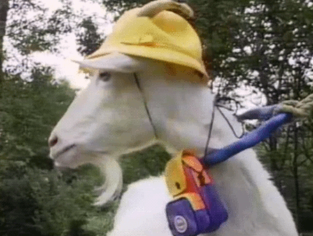 90S Goat GIF