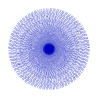 Loop Circle Sticker by virartz