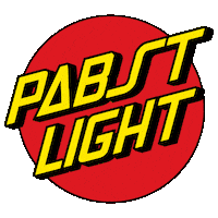 pabstlight beer pbr pabst blue ribbon new beer Sticker