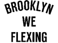 brooklyn flexing Sticker by Studio Pilates