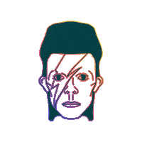 epssammie david bowie davidbowie Sticker