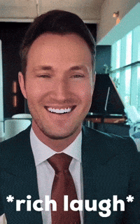Rich Man Laughing GIF