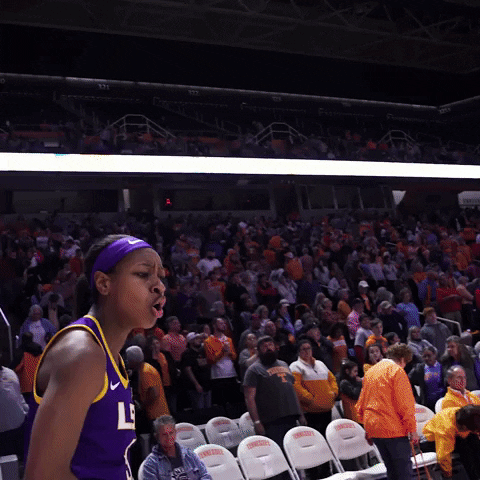 Womens Basketball GIF by LSU Tigers