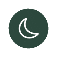 campingsauvergne night moon camping dormir Sticker