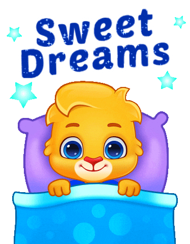 Sleepy Good Night Sticker by Lucas and Friends by RV AppStudios