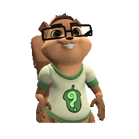 happy squirrel Sticker by SRTL