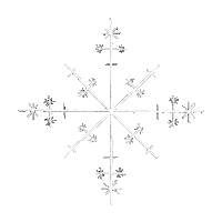 Christmas Snow Sticker