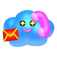 Cloud Call Sticker