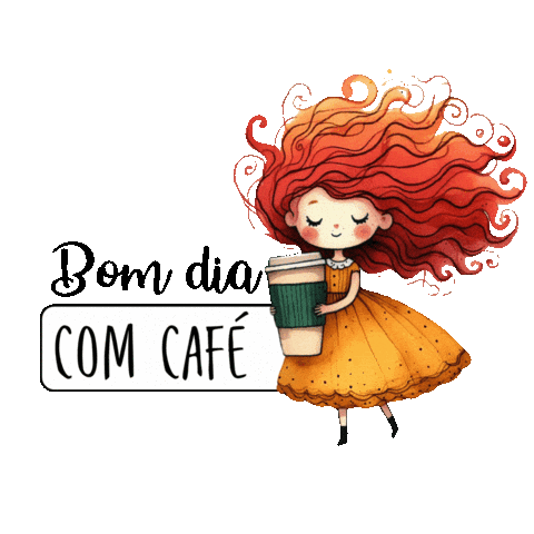 aduanstudio cafe bomdia redhair bomdiacomcafe Sticker