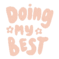 Doing My Best Mental Health Sticker
