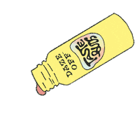 Strawberry Drip Sticker by Daze Off
