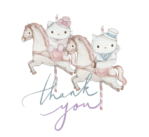 Hello Kitty Thank You Sticker