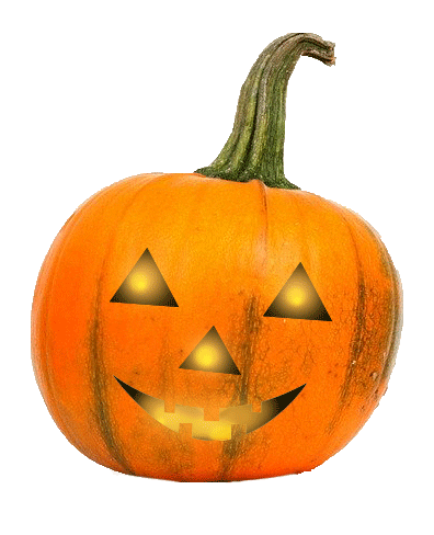 Glow Jack O Lantern Sticker