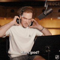 Recording National Hockey League GIF by NHL