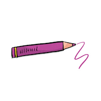 illustrate art supplies Sticker by Googly Gooeys