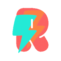 R Sticker by Puket