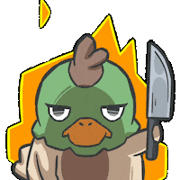 Angry Mad Duck Sticker by DillybyDally