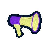 Brueckensteine shout speaker laut shout out Sticker