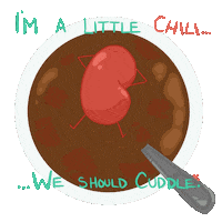 Bean Chili Sticker