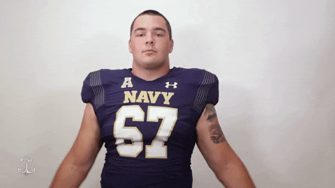 Navy Football GIF by Navy Athletics