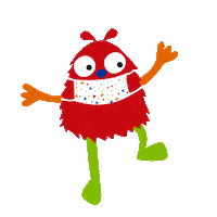 Grisino rojo face mask beto tapabocas Sticker