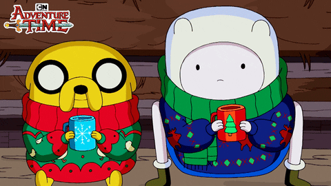 Blinking Merry Christmas GIF by Cartoon Network