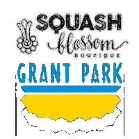 squashblossom squash blossom grantpark grant park squashblossom Sticker