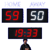 50 Away Sticker