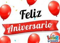 Happy Anniversary Greetings GIF by Lucas and Friends by RV AppStudios