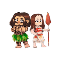 Moana Sticker by Cuadernalia Chile