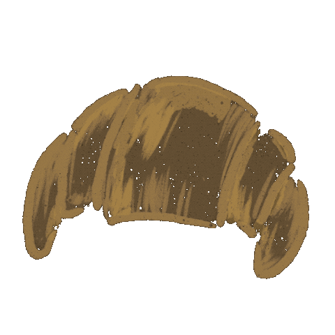 Croissant Sticker