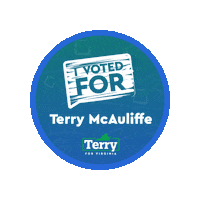 Vote Voting Sticker by Terry McAuliffe