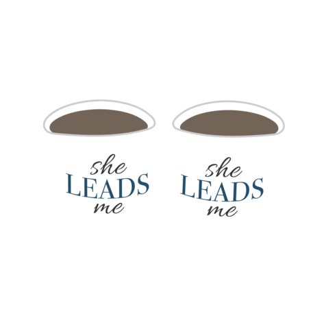 sheleadsme coffee woman cheers women Sticker