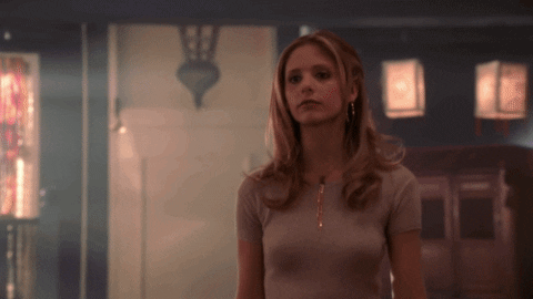 MaskVsMask giphyupload sarah michelle gellar btvs buffy summers GIF