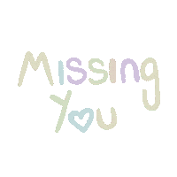 Miss You Love Sticker