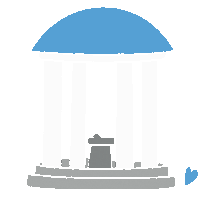 unccampusrec unc goheels carolina tarheels Sticker