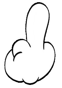 stracks2020 love cartoon blink finger Sticker
