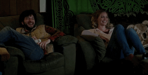 binge watching laughing GIF by The Orchard Films