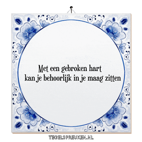 Nl Hoop Sticker by Tegelspreuken.nl