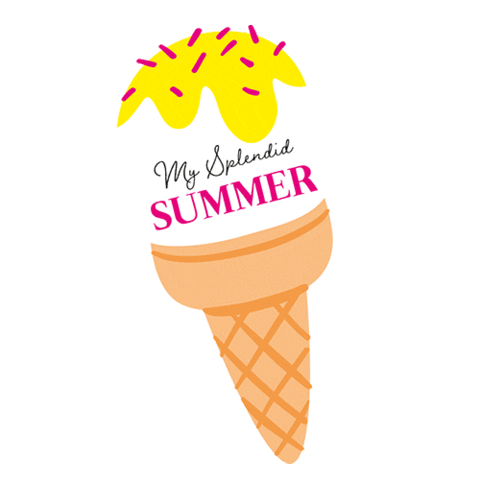 ice cream summer Sticker by Splendid Hospitality Group