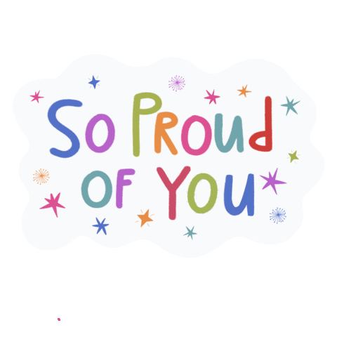 Proud Well Done Sticker by A Peace of Werk